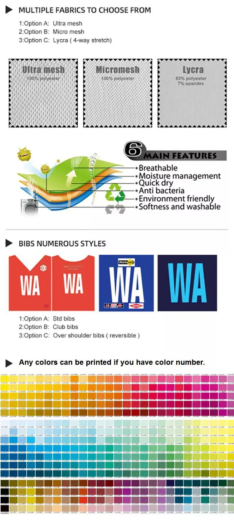 Customized Full Sublimation A Line Netball Dresses No MOQ