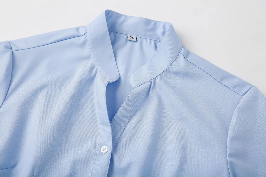 Custom Bamboo Shirt Blouse Long or Short Sleeve Business Shirts for Unisex
