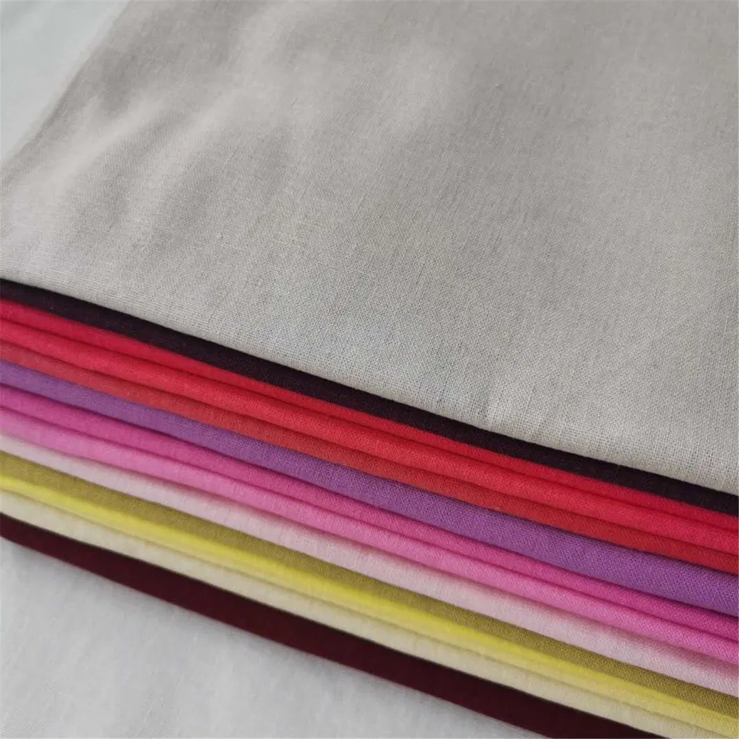 Linen 17X17 / 17X21 Fabrics in Grey, Dyed Soft Air Washed.