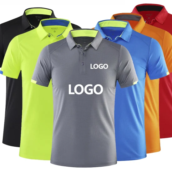 Quick Dry Customised Printing Embroidered Logo Sports Uniform Men Polo Shirt