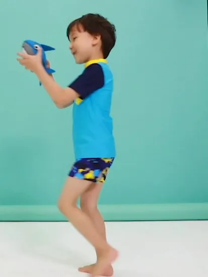 High Quality Swim Trunk Short Kids Beach Pants Quick Dry All Over Printed Short Pants