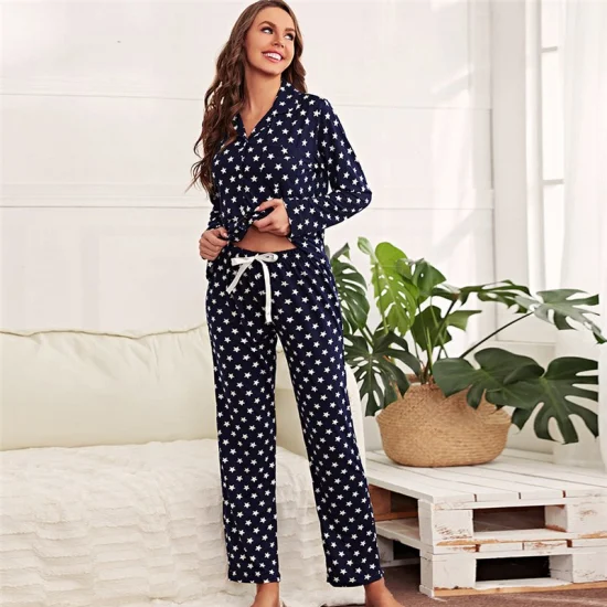 Bulk Pajama Set Cartoon Pajamas Clothes Travel Kit Organizer Cotton Pajamas