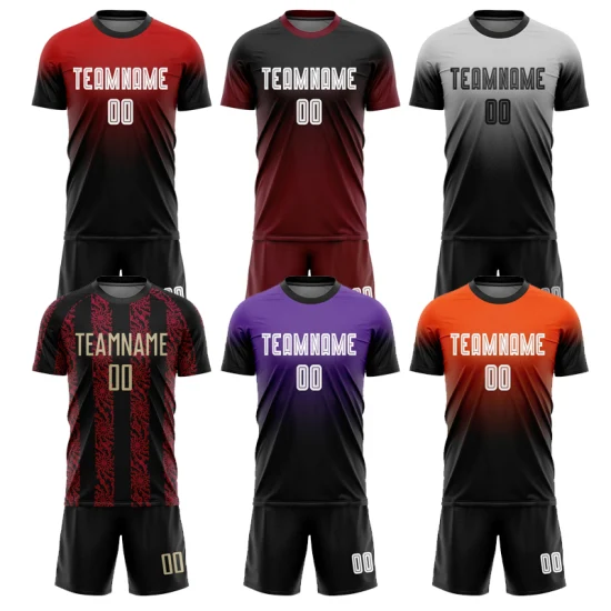 Wholesale OEM Custom Football Shirt High Quality Sublimation Sports Wear Jersey