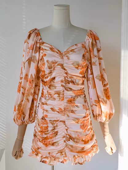 Fashion Clothing Spring Summer Women Lady Floral Beach Slip Dress Collection Garment Custom Clothes Apparel Factory Price Longuette Sexy Strap Dress