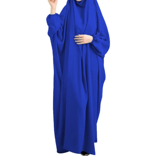 High Quality Muslim Dress for Women Hooded Prayer Garment Jilbab Abaya with Turban Long Robe Full Cover Ramadan Gown Abayas Islamic Clothes