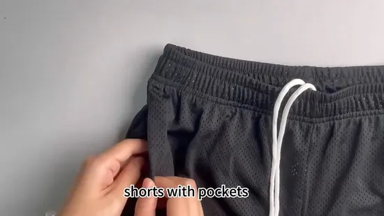 Custom Logo Men Gym Short Wholesale Blank Sports Jogger Swim Solid Color Beach Summer Mesh Sweat Running Pants for Men Short 