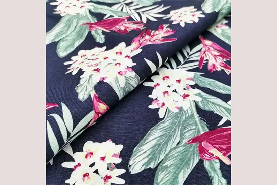Premium 100% Pure Linen Breathable 21*21 Printed 