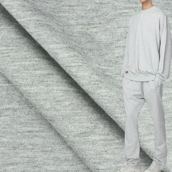 Tr French Terry Knit Fabric Polyester Rayon 