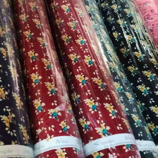 Ready to Ship 100% Rayon Floral in Stock Factory Direct Wholesale Digital 