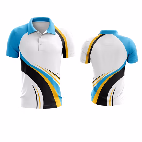 Custom Men Polo T Shirt Double Mercerized Cotton Blank Polo Shirts