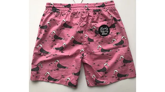 Casual Men Wholesale Cotton Shorts Soft Hawaii Clothing Beach Floral Full Printing Short Pants 