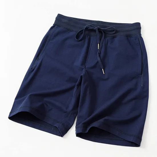 Men Casual Shorts Workout Organic Bamboo Short Pants with Elastic Waist Beach Shorts Muslin Shorts for Men 
